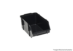 GAVETEIRO ENCAIXÁVEL NR 5 12x15,5x25CM PRETO ENCAIXÁVEL