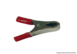 GARRA JACARÉ CLIP MÉDIO VERMELHO 10A