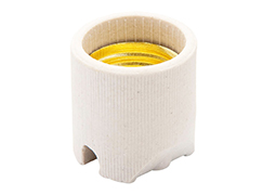 RECEPTÁCULO LATÃO PORCELANA