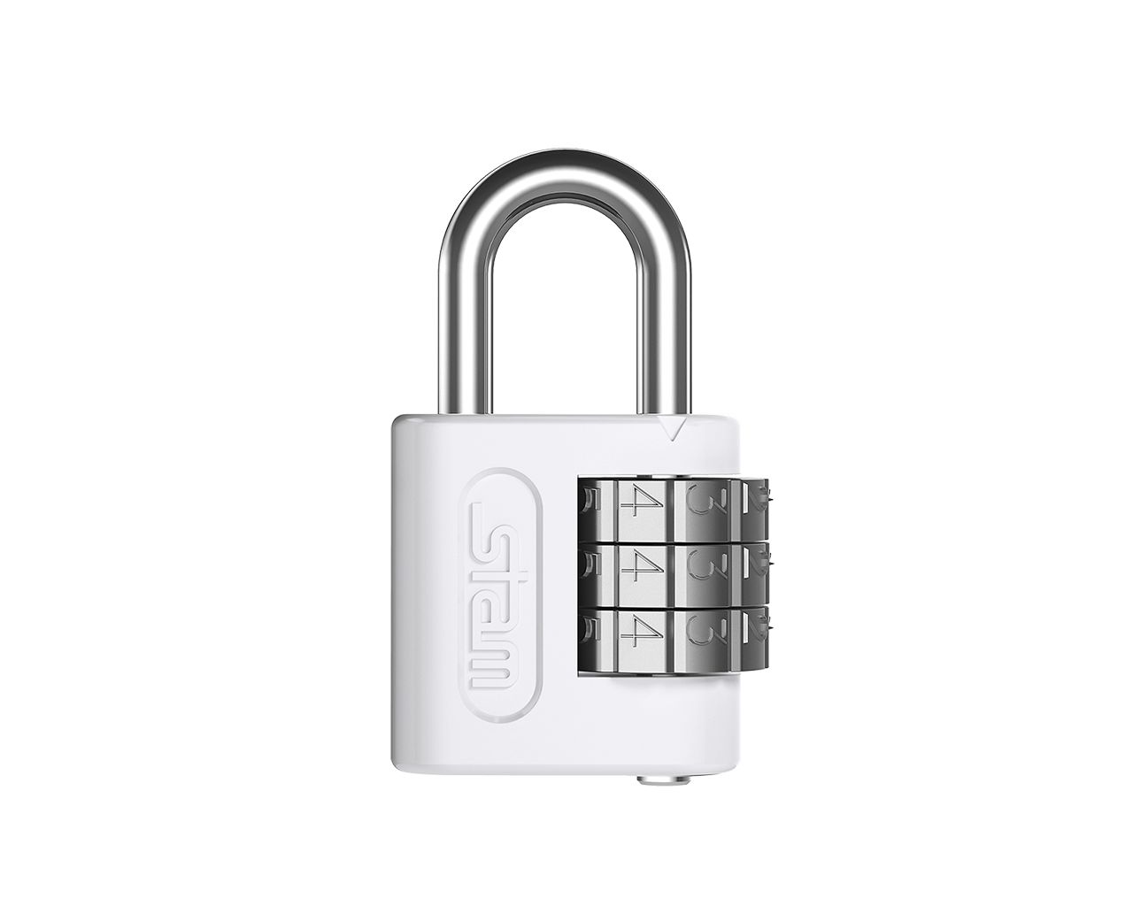 CADEADO COM SEGREDO 25MM BRANCO