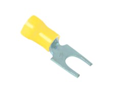 TERMINAL FORQUILHA 4,3MM AMARELO 20 PEÇAS