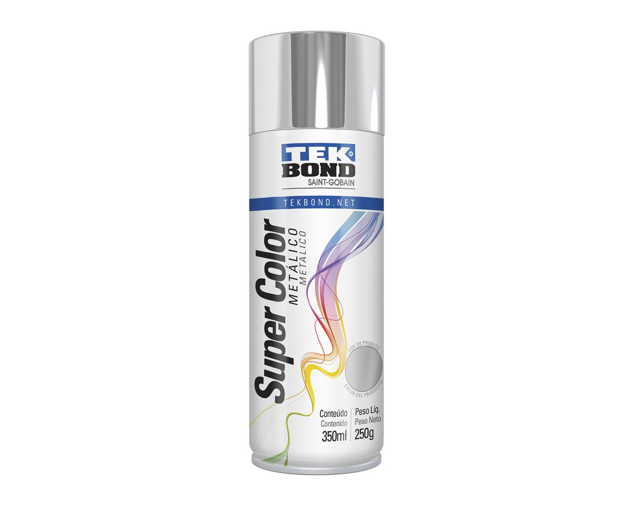 TINTA SPRAY METÁLICO CROMADO 350ML/250G