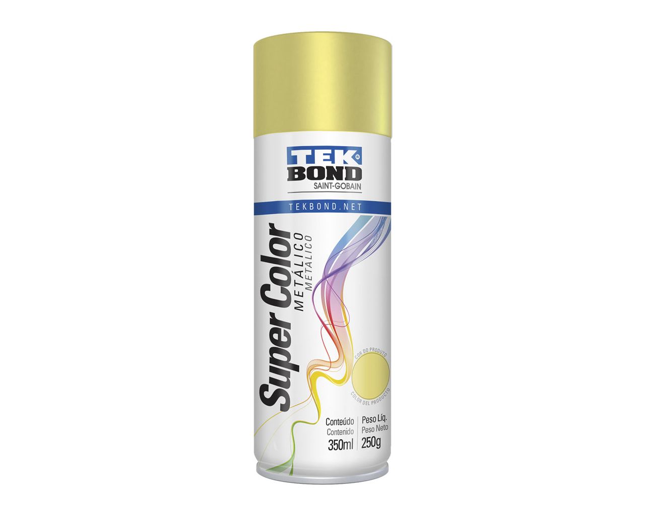 TINTA SPRAY METÁLICO DOURADO 350ML/250G