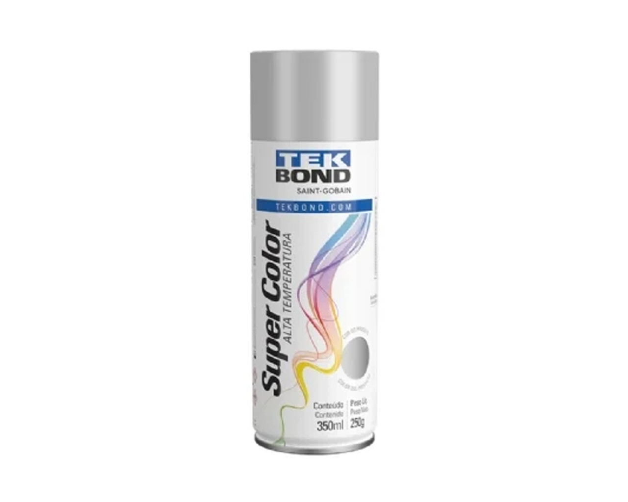 TINTA SPRAY ALTA TEMPERATURA ALUMÍNIO 350ML/250G