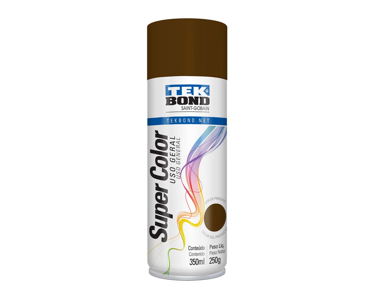 TINTA SPRAY USO GERAL MARROM 350ML/250G