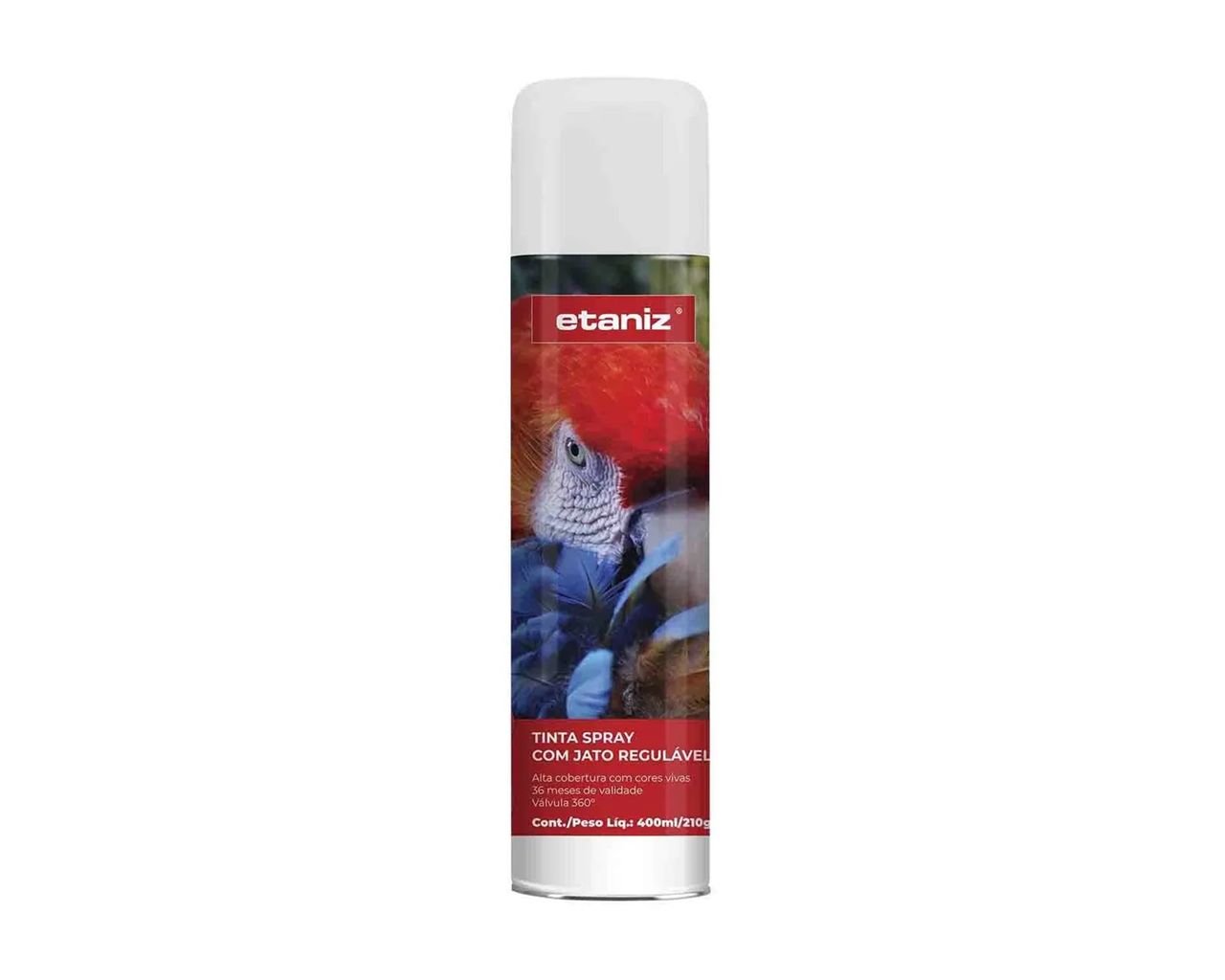 TINTA SPRAY ALTA TEMPERATURA BRANCO FOSCO 210G/400ML