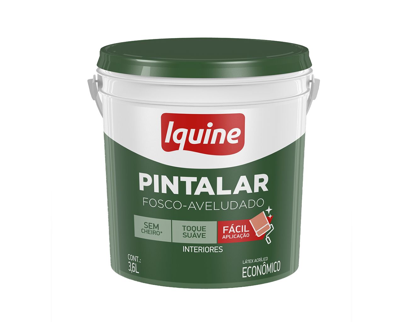 TINTA LÁTEX PINTALAR ECONÔMICA GELO BALDE 3,6L