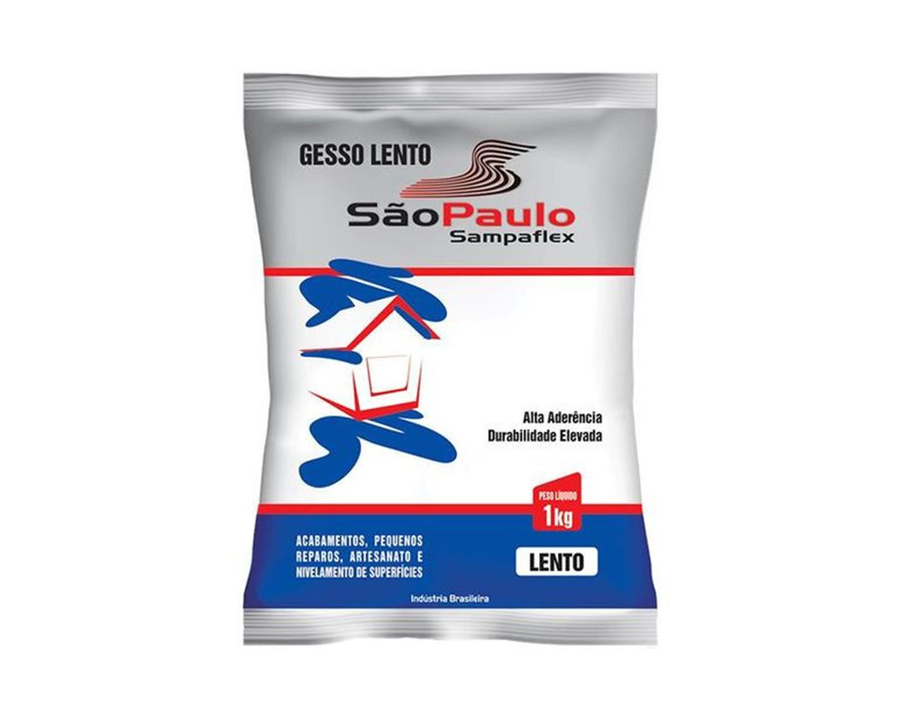 GESSO ESTUQUE 1KG LENTO