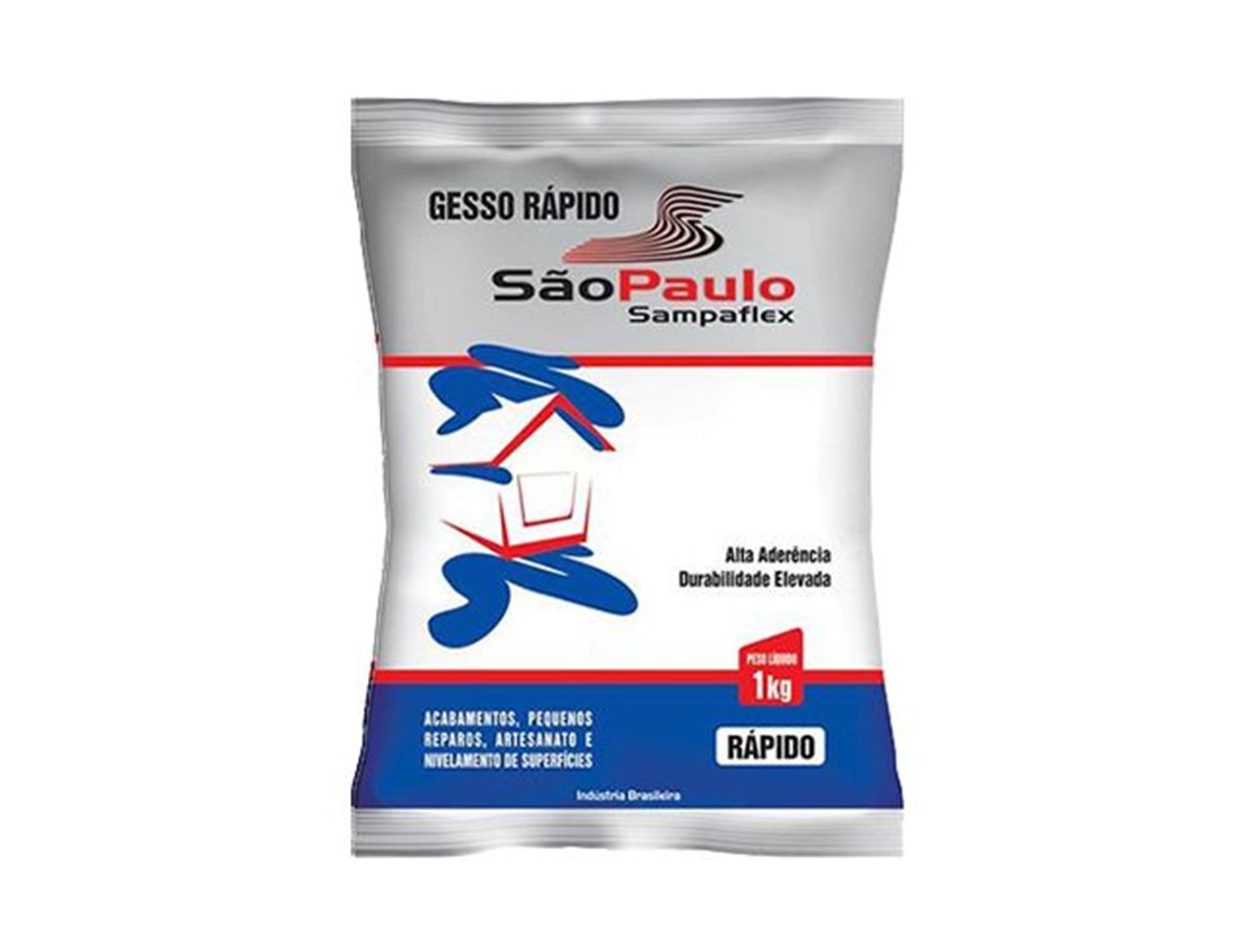 GESSO ESTUQUE 1KG RÁPIDO