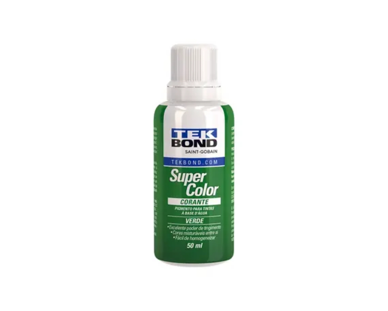 CORANTE LÍQUIDO TEKBOND 50ML VERDE