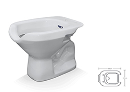 BACIA CONVENCIONAL PCD DEFICIENTES BRANCA