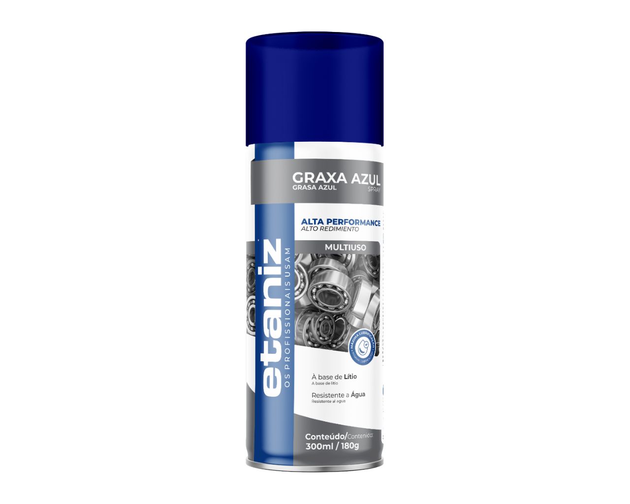 GRAXA LÍTIO AZUL SPRAY 300ML/180G