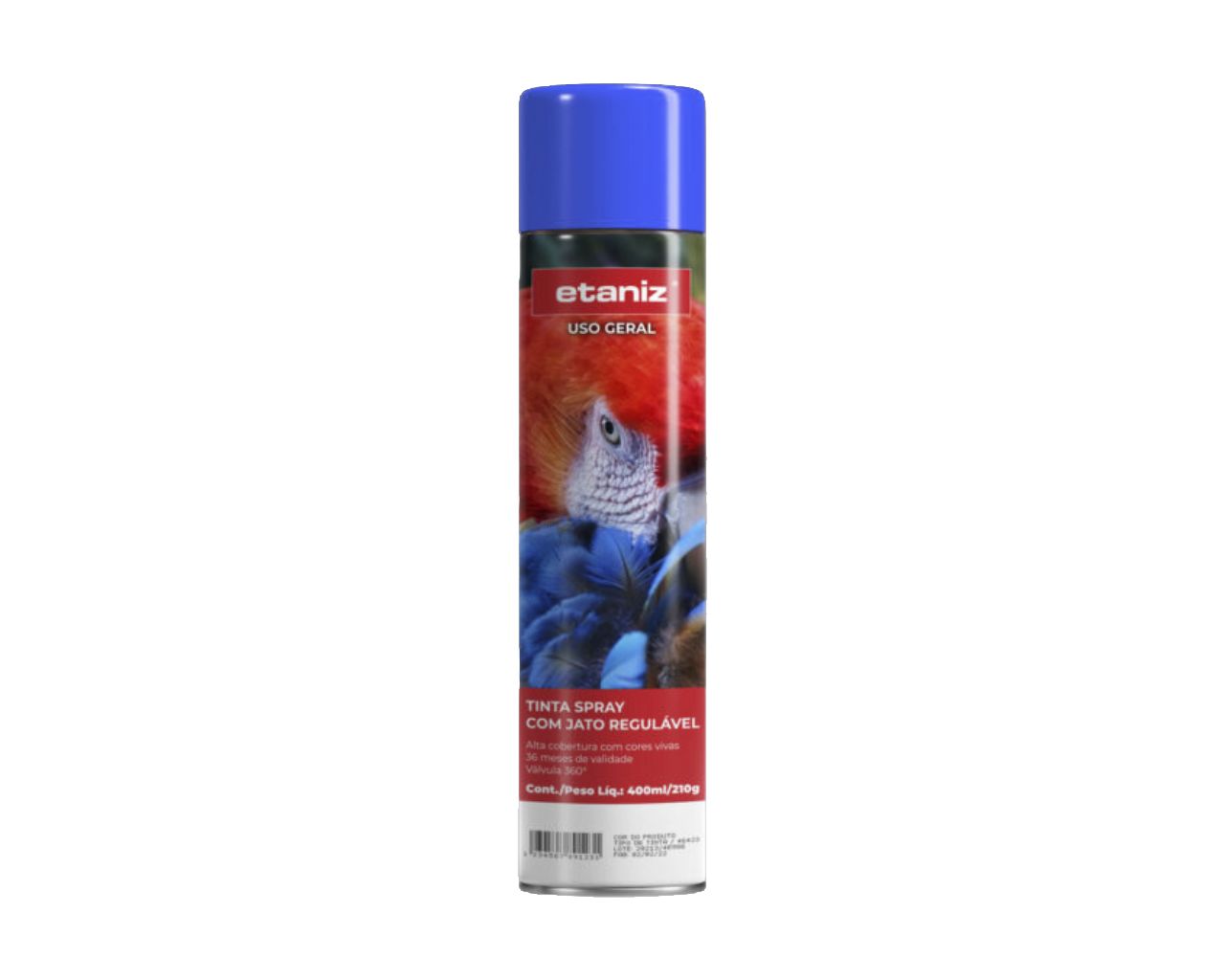 TINTA SPRAY ETANIZ AZUL MEDIO 400ML/210G