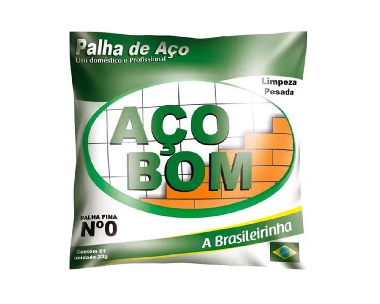 PALHA DE AÇO 22G NR0 20PCS