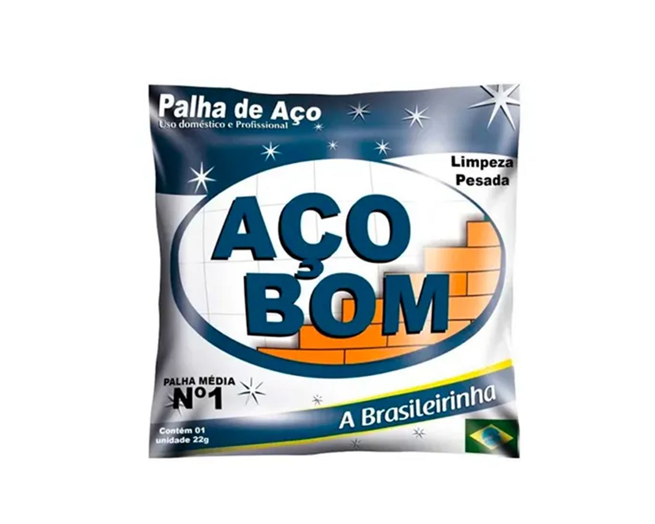 PALHA DE AÇO 22G NR1 20PCS