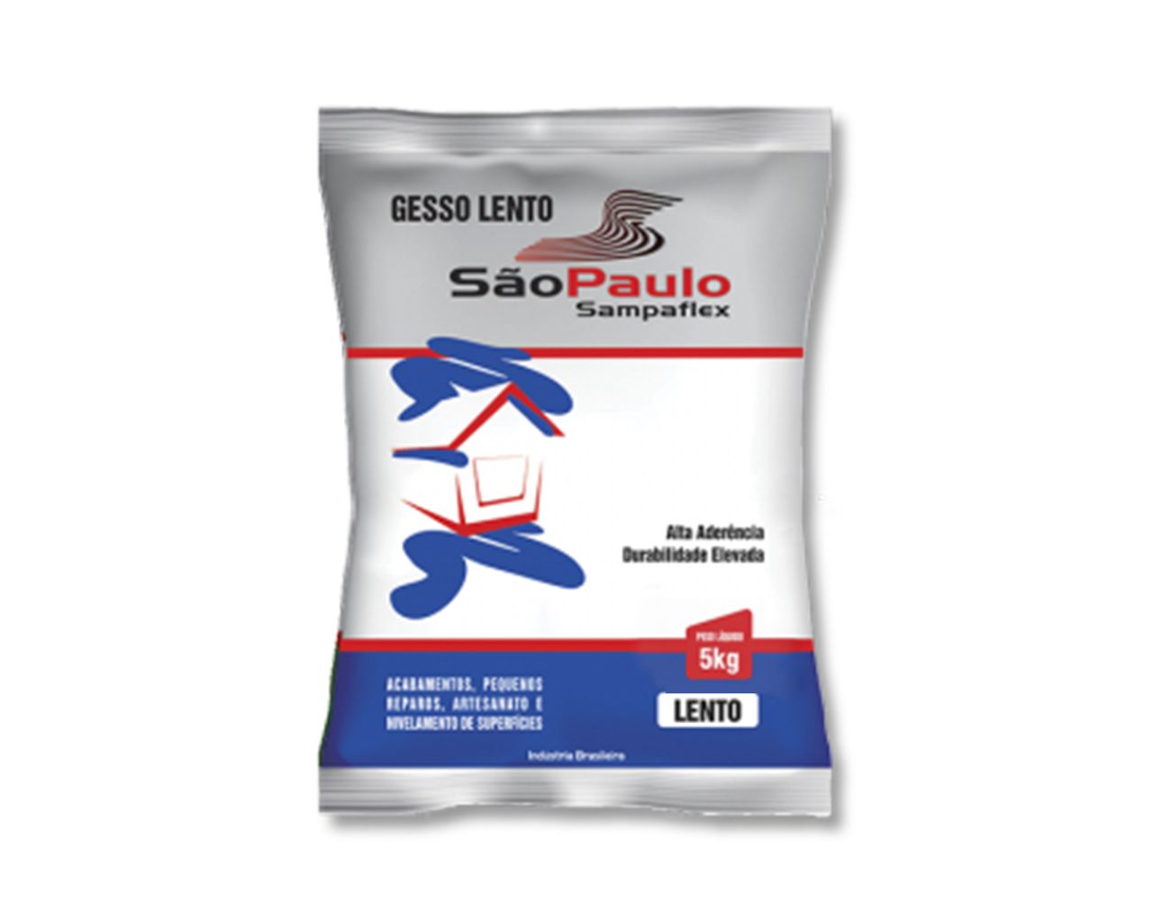 GESSO ESTUQUE 5KG LENTO