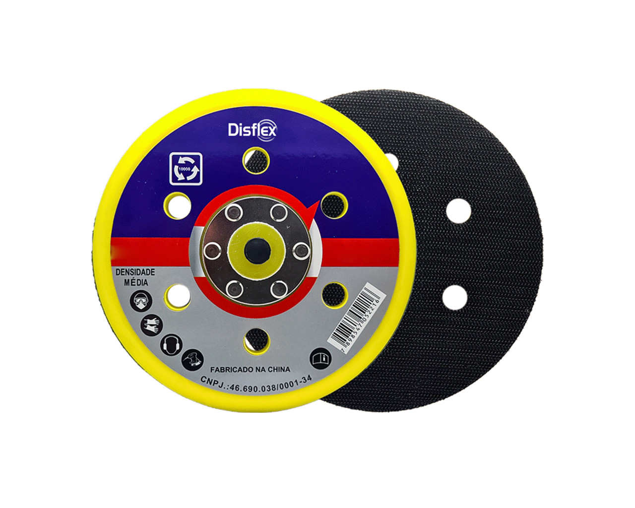 SUPORTE DISCO LIXA PLUMA 125MMXM14 S/VENT