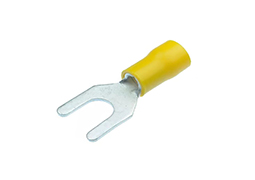 TERMINAL FORQUILHA 3,7MM AMARELO 10PCS 1930