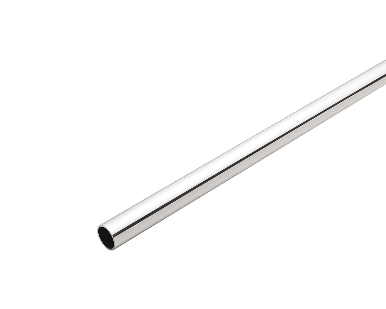 CABIDEIRO METAL TUBO REDONDO CROMADO 3M