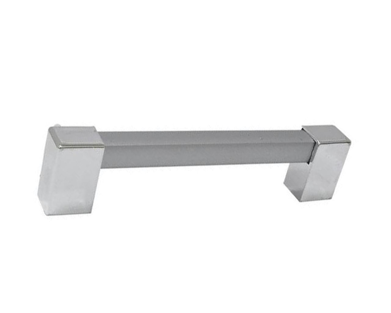 PUXADOR ABS KANKUM 192MM ALUF/CROM COM 2PCS