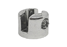 SUPORTE PRATELEIRA VIDRO 10MM CROMADO METAL COM 20PCS