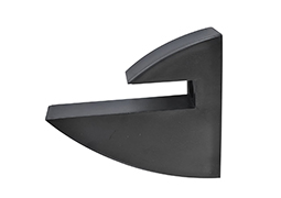 SUPORTE ÁGUIA 15MM PRETO COM 2 PEÇAS