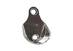 SUPORTE CABIDEIRO LATERAL REDONDO CROMADO ZAMAC COM 2PCS