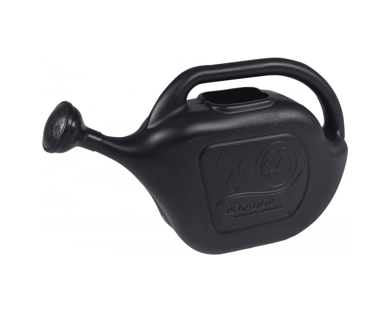 REGADOR PLÁSTICO PRETO 5 L