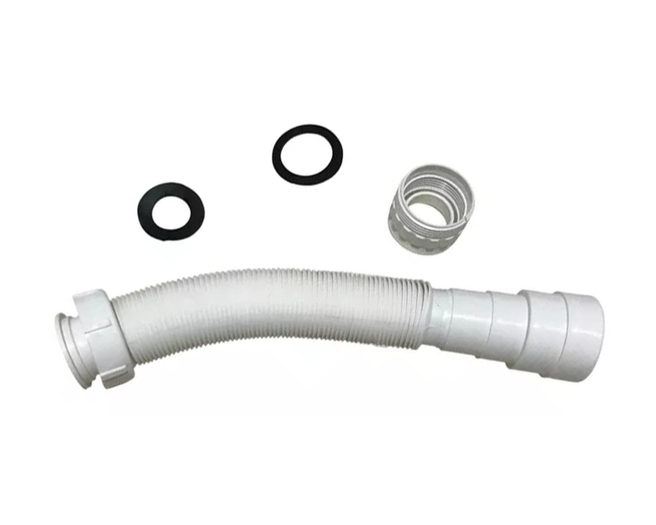 SIFÃO SANFONADA PORCA PLÁSTICA UNIVERSAL ATÉ 1,40CM BLISTER