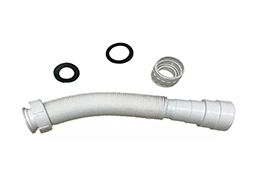 SIFÃO SANFONADA PORCA PLÁSTICA UNIVERSAL ATÉ 1,40CM BLISTER
