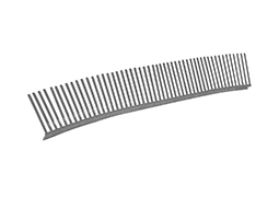 PASSARINHEIRA PLASTICA UNIVERSAL CINZA C/25PCS