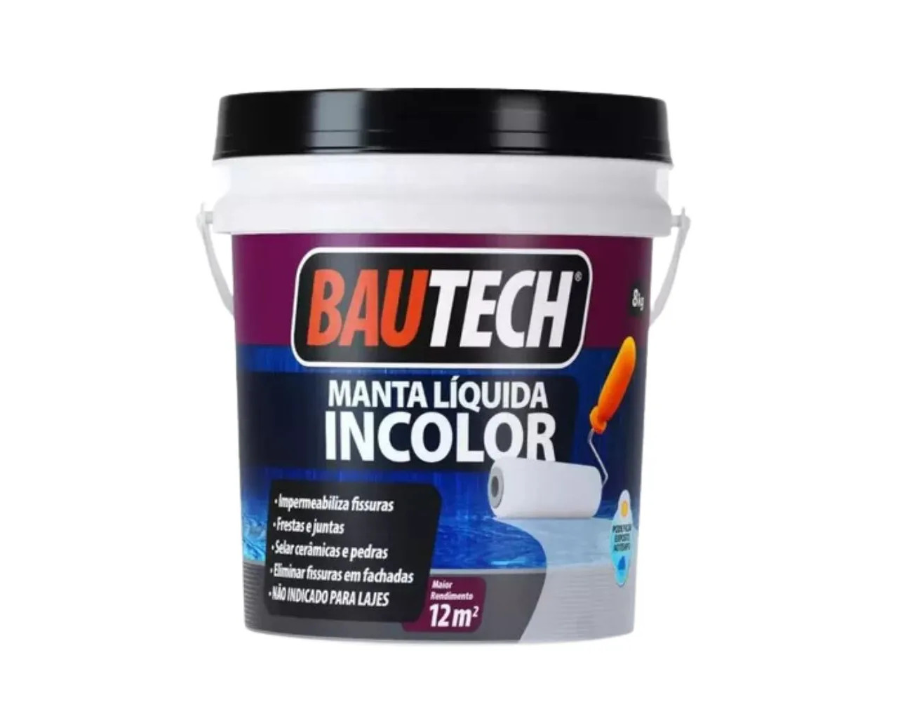 BAUTECH MANTA LÍQUIDA INCOLOR 8KG