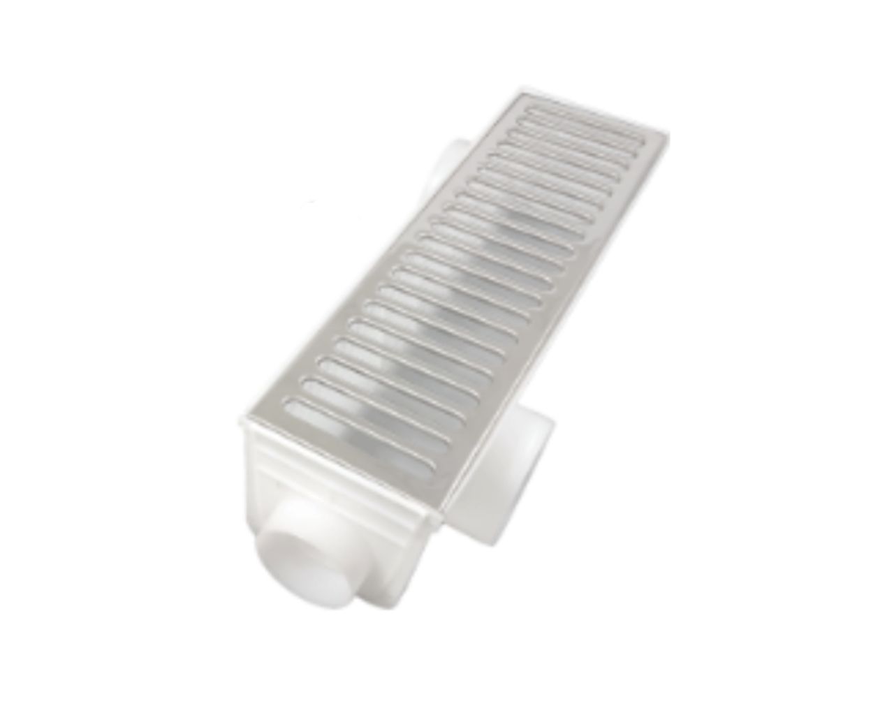 CAIXA COLETORA GRELHA INOX SAIDA LATERAL 13,5X50