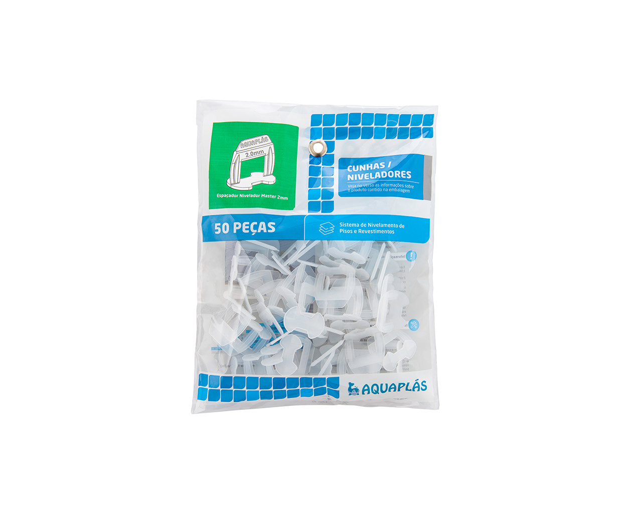 ESPACADOR NIVELAMENTO STAMPLAS 2,00MM 50PEÇAS