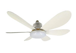 VENTILADOR TETO COM LUMINÁRIA 45W CONTROLE REMOTO BIVOLT 6 PÁS