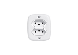 SISTEMA X SOBREPLUS 2TOM 2P+T 20A C/PL BR 9014