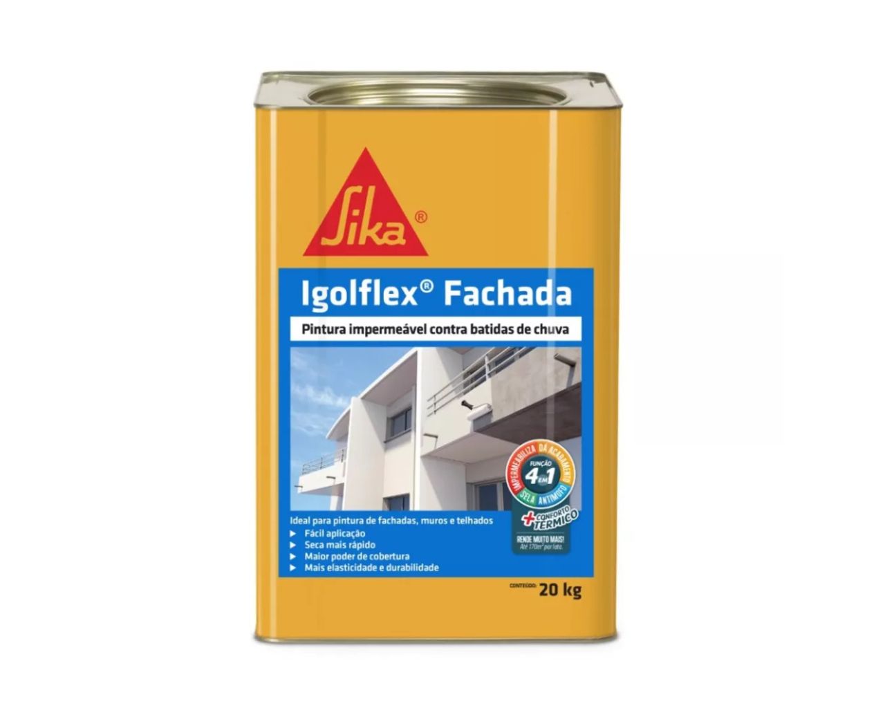 SIKA IGOLFLEX FACHADA 20KGS LATA