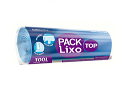 SACO LIXO AZUL TOP 100L 15 UND 75x105
