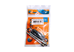 PARAFUSO SANITÁRIO INOX 304 BUCHA 12X90MM 02PCS BLISTER