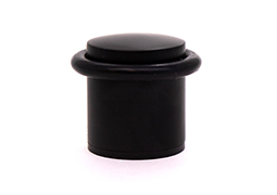 BATEDOR PORTA METAL BASIC PISO MÉDIO PRETO
