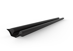 VEDA PORTA ROLINHO PRETO 90CM