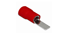 TERMINAL PINO PRE ISOLADO VERMELHO CONDUTOR 10MM COMP 15MM