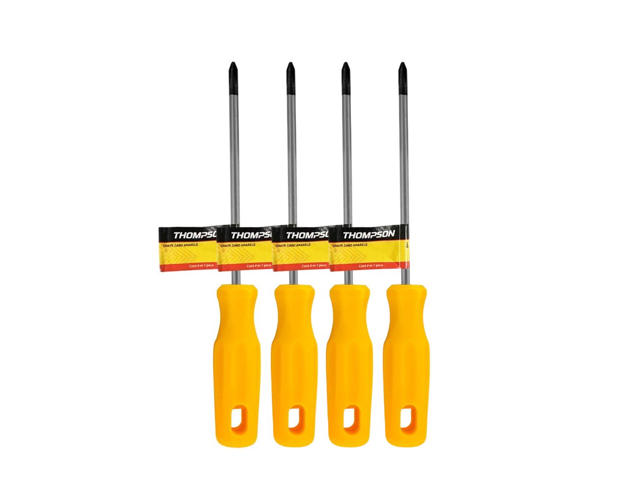 CHAVE PHILLIPS CABO AMARELO 1/4x4 THOMPSON IMANTADA PROFISSI
