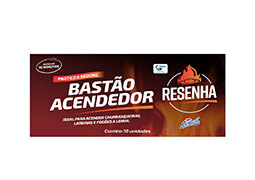 ACENDEDOR DE CHURRASQUEIRA BASTÃO C/10 UNIDADES
