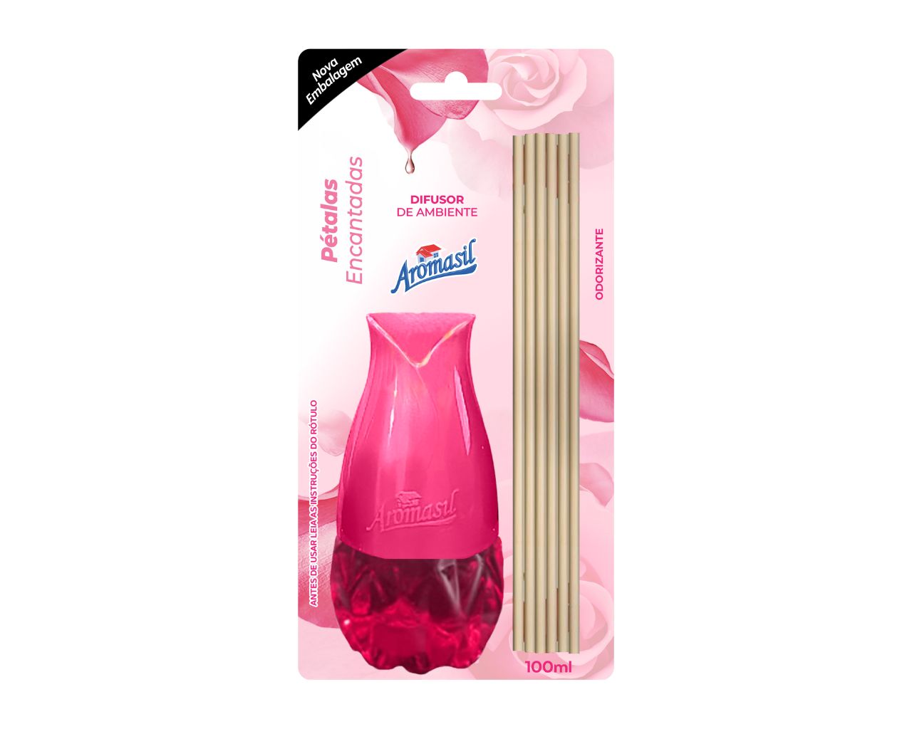 DIFUSOR AROMASIL 100ML PETALAS ENCANTADAS