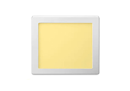 PAINEL LED SOBREPOR QUADRADO 24W 3000K ( AMARELO )