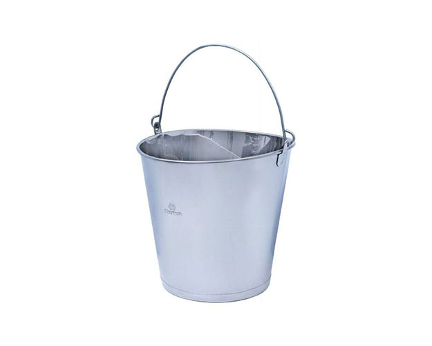 BALDE INOX OVAL C/GRADUACÃO 10LTS