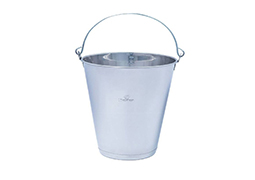 BALDE INOX RETO C/GRADUACAO 10LTS