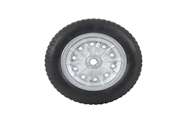 RODA CARRINHO C/PNEU CAMARA 3.25 X 8 C/BUCHA