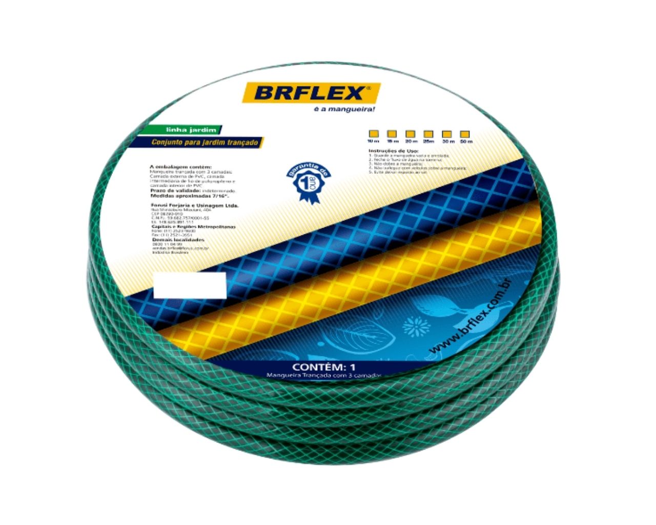 MANGUEIRA TRANÇADA JARDIM VERDE POP BJRP 30MTS